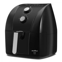 Fritadeira Elétrica Air Fryer Britânia 5,5L Antiaderente Redstone 1500W BFR50 Preto, 220V