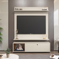 RACK NICHO PET COM PAINEL NEVADA COOL HOME OFF WHITE