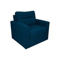 Sofá-Cama Solteiro Marisol Suede Azul