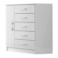 Cômoda Ganimedes Sapateira Branco Evidência