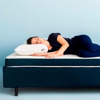 Colchão Solteiro King Guldi Duplo Plus D28 (16x96x203) Branco/Azul