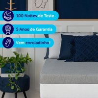 Colchão King Guldi Dream Mola Ensacada (30x193x203) Cinza e Branco