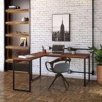 Mesa de Escritório Kuadra II Nogal 150 cm Mesa de Escritório Kuadra II Nogal 150 cm