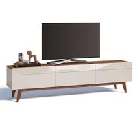 Rack Classic I 3 GV Off White com Freijó Touch 218 cm