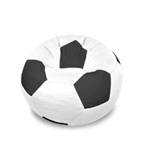 Puff Bola Super em Branco C/ Preto Phoenix Puff