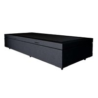 Base para Cama Box Solteiro Martin Premium com Baú (45x88x188) Preta