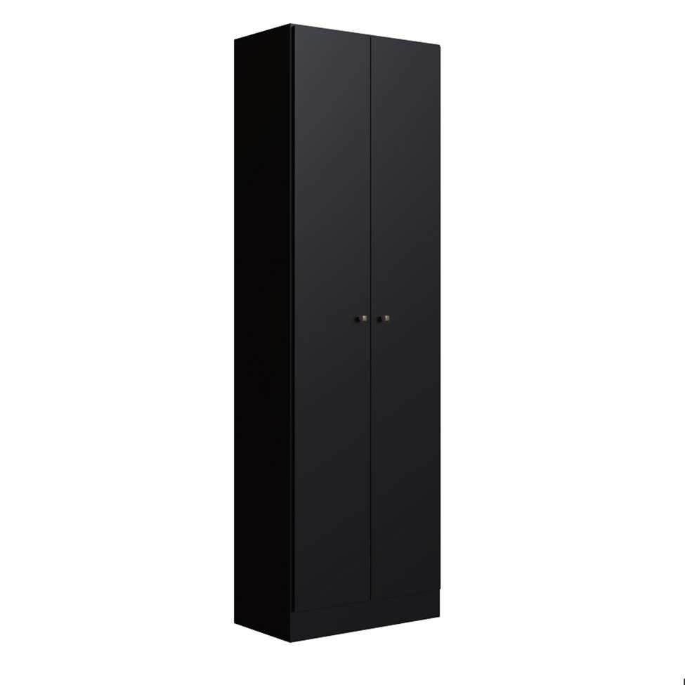 Armário Multiuso Xangai 2 PT Preto