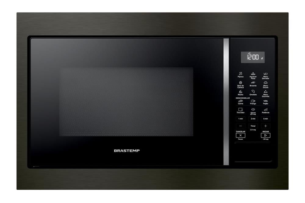 Micro-ondas 32 Litros de Embutir - Preto - Brastemp - Bm146apana - 110v