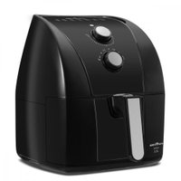 Fritadeira Elétrica Air Fryer Britânia 5,5L Antiaderente Redstone 1500W BFR50 127V Preto