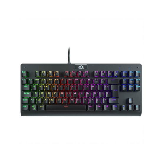 Teclado Mecânico Gamer RGB Switch Marrom Dark Avenger Redragon