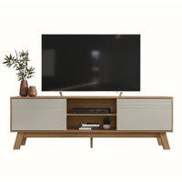 Rack Bancada Para TV 70 Polegadas 5850 Nature Off White PLLA