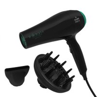 Secador de Cabelo GA.MA ITALY Babosa com Ceramic Íon 2100W Preto/Verde 127V