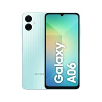 Smartphone Samsung Galaxy A06 128GB - Verde Claro, 4G, RAM 4GB, Câmera 50MP + Selfie 8MP, Tela 6,7"