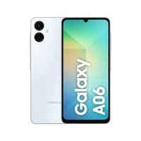 Smartphone Samsung Galaxy A06 128GB - Branco, 4G, RAM 4GB, Câmera 50MP + Selfie 8MP, Tela 6,7"