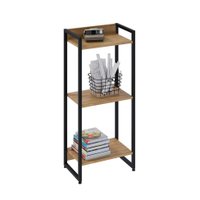 Estante Studio Mel e Preta 104 cm