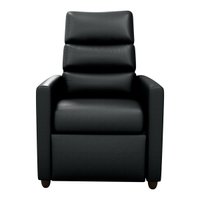 Poltrona Retrátil e Reclinável 69cm com Material Sintético Multimóveis CR45267 Preto