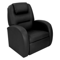 Poltrona Retrátil e Reclinável 80cm com Material Sintético Multimóveis CR45266 Preto Poltrona Retrátil e Reclinável 80cm com Material Sintético Multimóveis CR45266 Preto