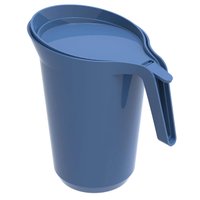 Jarra de Plástico com Tampa 2L Crippa Água Suco Bebidas Azul Madrugada