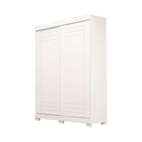 Guarda-Roupa Solteiro Ayla 2 PT 2 GV Branco