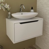 Armário de Banheiro 1 Porta Bn3646 Branco - Tecno Mobili