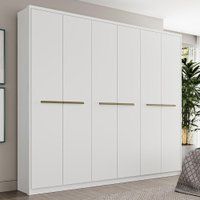 Guarda Roupa Casal 6 Portas Belmont Carraro Branco