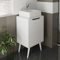 Armário de Banheiro 1 Porta Bn3641 Branco - Tecno Mobili