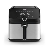Fritadeira Arno Air Fryer Mega Digital AFD7 1700W 7,5L Inox 127v