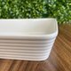 5 Travessas Brancas de Porcelana 29x20x5cm Retangulares Línea Refratário para Gratinados