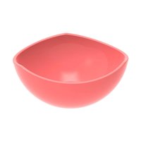 Pote de Sobremesa Doces Avulso 265ml Plástico Trio Crippa Rosa Goiaba Tigela Unitária