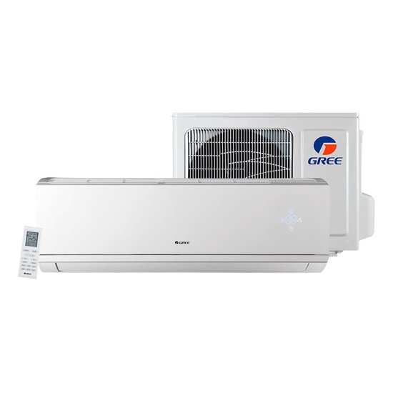 Ar Condicionado Split Hi Wall Inverter Gree Eco Garden 9000 BTU/h Quente e Frio GWH09QA-D3DNB8M - 220 Volts