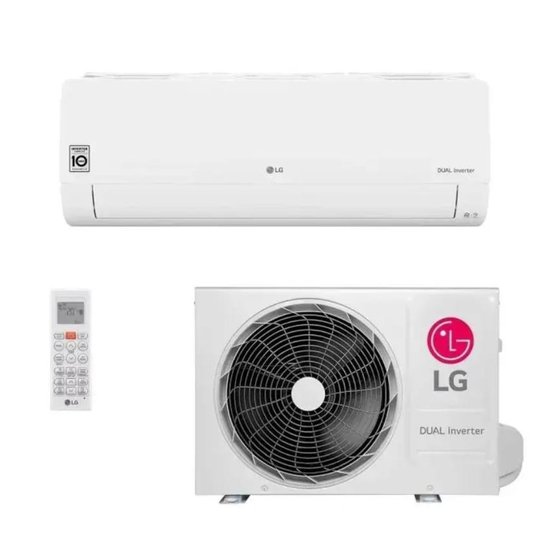 Ar Condicionado Inverter LG Dual Voice +IA 9000 Btus Frio 127v R-32 Wi-Fi