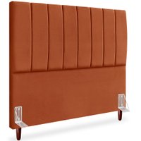 Cabeceira Casal 140cm Arlla Suede Terracota RM