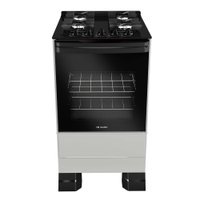 Fogão MFV4BF 4 Bocas com Mesa de Vidro Mueller Bivolt