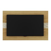 Painel para TV até 42 Polegadas 136cm com Detalhe Central Multimóveis CR45271 Amêndoa/Palha