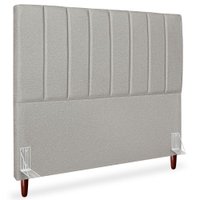 Cabeceira Casal 140cm Arlla Linho Cinza RM