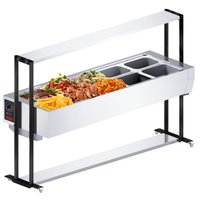 Buffet Térmico Saro 10 Cubas 1/2 Tampa Inox 127V BF1011 Self Service