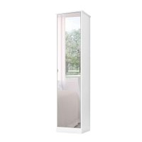 Armário Multiuso com Espelho Reflex 1 PT Branco