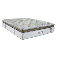 Colchão Casal Imperatore Mola Ensacada (34x138x188) Bege e Branco