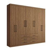 Guarda-Roupa Casal Master 8 PT 6 GV Jatobá