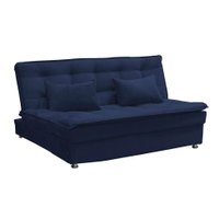 Sofá-Cama Casal Penélope Veludo Azul