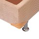Base para Cama Box Solteiro Camurça II Creme