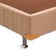 Base para Cama Box Solteiro Camurça II Creme
