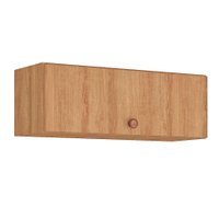 Armário Aéreo Marti 1 PT Mel e Fendi 80 cm