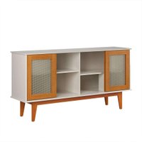 Buffet Detroit 4 PT Off White e Madeira