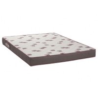 Colchão Casal Light D28 (20x138x188) Branco e Bordô