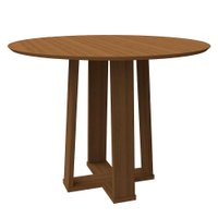 Mesa de Jantar Redonda Isabela Imbuia 100 cm