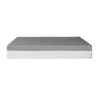 Cama Box Queen Bege com Colchão Guldi Dream Mola Ensacada (30x158x198) e 2 Travesseiros Guldi Dream Branco e Azul