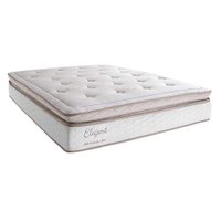 Colchão Casal Elegant Mola Ensacada (34x138x188) Creme e Branco