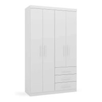 Guarda-Roupa Solteiro Advantage 4 PT 3 GV Branco