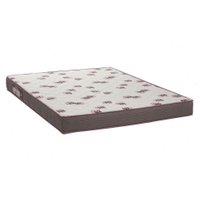 Colchão Viúva Light D28 (20x128x188) Branco e Bordô